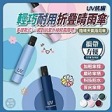 🌂UV防曬 輕巧耐用折疊晴雨傘【+1=2支】