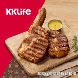 【KKLife】鳳梨洋蔥醬烤戰斧豬排600g【只有1盒】