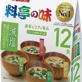 日本原裝 丸米マルコメ 12食即食味噌湯 B.減鹽綜合味噌湯