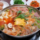 【歐霸部隊鍋】泡菜牛肉增量包부대찌개(二人份)