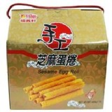 【福義軒】手工芝麻蛋捲禮盒/600g(葷食)