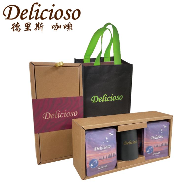 免運!【德里斯 Delicioso】濾掛式咖啡12gx20入+品牌黑金杯_附贈環保購物袋 濾掛咖啡12gX20入 (3盒,每盒962.8元)