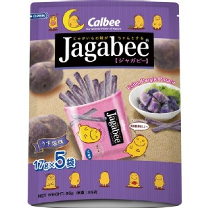 原價$130 香港進口香港休閑零食Jagabee薯條Calbee卡樂B卡樂比薯條三兄弟紫薯條 90g