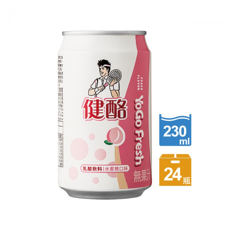 原價$400 -健酪乳酸飲料-水蜜桃口味320ml(24罐/箱)效期 2019/05/22