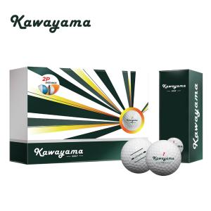 免運!Kawayama GOLF 川山高爾夫球 (桿桿好系列) 2層球 (1打12顆) 2層球 (3包36顆，每顆27.7元)