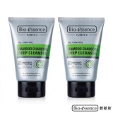 【買一送一】【Bio-essence 碧歐斯】男仕竹炭控油深層潔面霜