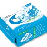 愛康天然環保抗菌衛生棉 - 日用（藍）：24.5cm/8片 特價：$36