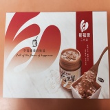 新福源(二代店) 顆粒花生醬x1＋黑芝麻醬x1 禮盒組