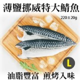 薄鹽挪威超大鯖魚(L)