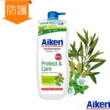 【aiken 艾肯】茶樹&百里香抗菌沐浴乳-全面防護