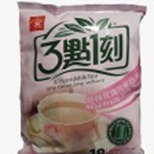 三點一刻－玫瑰花果奶茶