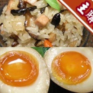 主購禮 - [滿4000元] 琥珀糖心蛋(3顆) + 香菇素油飯