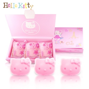 Hello Kitty櫻花造形3入皂禮盒 二盒