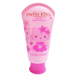 Hello Kitty櫻花嫩白護手霜3支