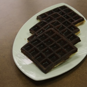 [一期一會] Chocolate waffle 黑巧克力 4入