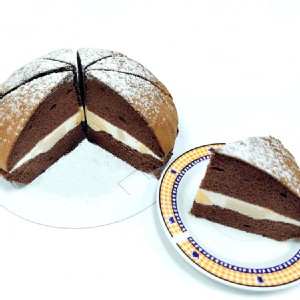 【正家旺】黑巧布丁波士頓蛋糕-布丁口味