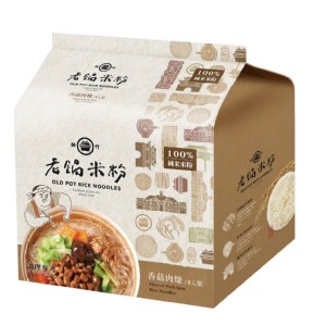 【老鍋米粉】純米香菇肉燥風味湯米粉(4入) 特價：$155