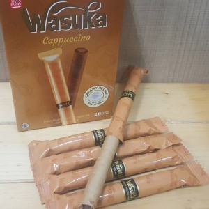 【蔡二哥】Wasuka頂級特濃威化捲-卡布奇諾(奶素)