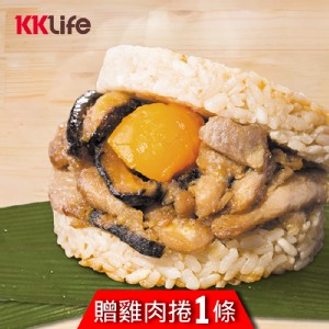 【獨家送肉捲】【KK Life-紅龍】粽香滷肉米膳堡6顆