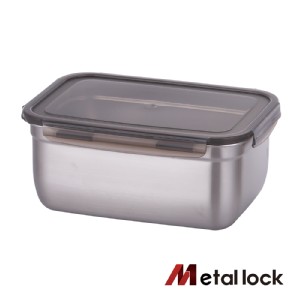免運!【韓國Metal lock】方型不鏽鋼保鮮盒3800ml 3800ml /個