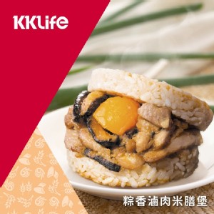 [滿額禮] 單筆訂單金額滿3600元，送【KKLife】粽香滷肉米膳堡3盒