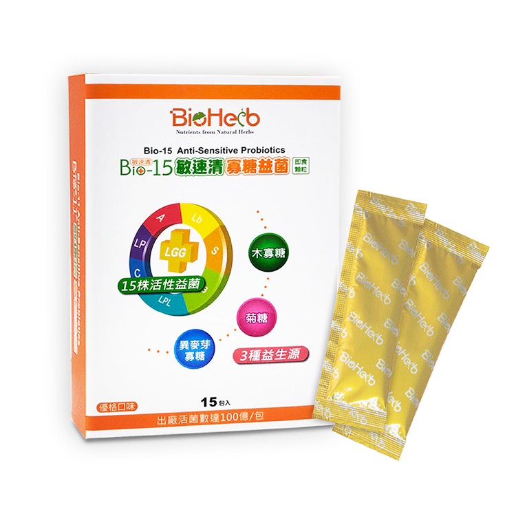 【碧荷柏】Bio-15敏速清寡糖益菌