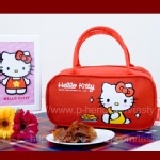 HELLOKITTY五入蒟蒻干靚紅提袋禮盒 -五香★2011新品登場★嚐鮮試賣280元，原價350元★僅此一檔，年後調回原價★