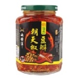 大醬軍-朝天辣椒 390g 罐頭-網路熱銷賴媽媽香菇