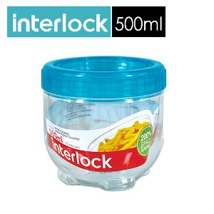 樂扣樂扣INTERLOCK魔法堆疊轉轉罐500ml/綠