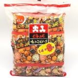 二色綜合14＋1袋 豆菓子 家庭號大包裝 (351g/包)