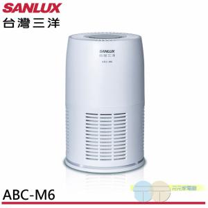 SANLUX 台灣三洋 3-6坪 負離子空氣清淨機 ABC-M6