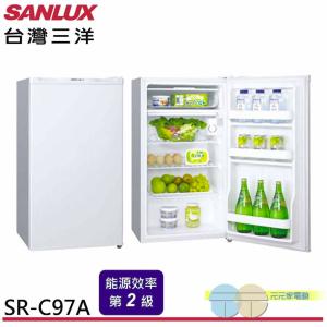 SANLUX 台灣三洋 97L 2級能效單門冰箱 SR-C97A