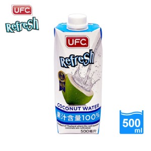 限時!【UFC】泰國椰子水500ml 500ml/瓶 (24瓶，每瓶50.1元)