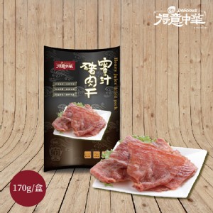 免運!【得意中華】2盒 蜜汁豬肉乾 蜜汁豬肉乾: 170g/盒