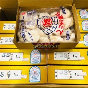 日本北海道：3S 生食級干貝(原裝盒) 規格：1000g