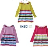 #981202法單OKAIDI彩條針織裙衣&洋裝-三色 合購商品