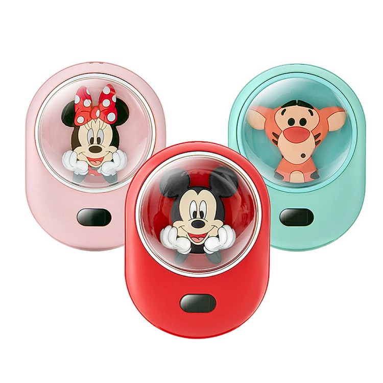 免運!【Disney 迪士尼】米奇米妮系列暖手行動電源/充電暖手器/暖手寶 (WK-CD2202-紅 /MN-CD2201-粉/WP-CD2203-藍) (3台,每台1237.1元)