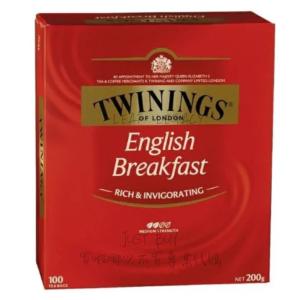 免運!【TWININGS】1盒100包 唐寧 早餐茶 伯爵紅茶 茶包 大包裝 英國皇室御用茶包 英式紅茶 100入/盒