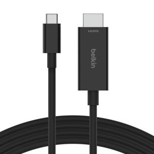 Belkin USB-C 轉 HDMI 2.1 高速傳輸線 2M 轉接線 AVC012bt2MBK