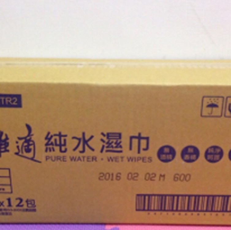 康乃馨純水厚濕巾80抽/無蓋款(一箱)