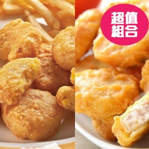 【紅龍】黃金雞塊/酥嫩玉米布丁酥超值組