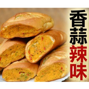 普蘿香蒜麵包(3入)【辣味】