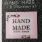 BI-8003 玫瑰系列模造貼紙 HAND MADE貼紙 HAND MADE 4.4X5.4 成份