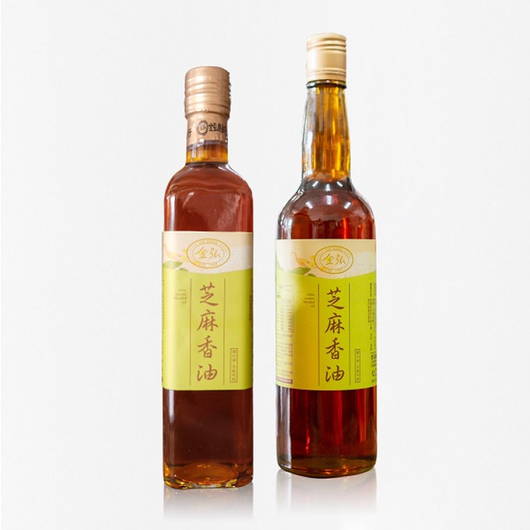 芝麻香油 600ml 玻璃瓶裝