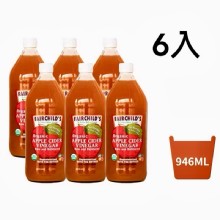 【費爾先生】Fairchild‘s 有機未過濾蘋果醋946ml x 6瓶