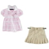 粉嫩條紋POLO+短裙兩件套 預購款，請先至討論區留言登記