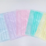台灣製ISO-9001平面式三層防塵口罩成人款粉色,鼻部附固定片,100%台灣製造,50片盒裝 特價：$79