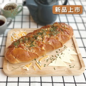 【超品起司烘焙工坊】蒜香拔絲乳酪麵包