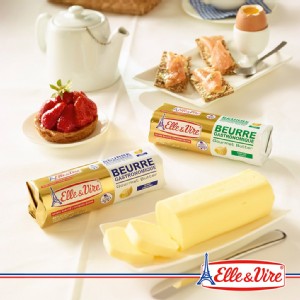 【Elle&Vire愛樂薇】法國進口奶油 有鹽/無鹽 250g (兩款任選)