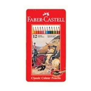 Faber-Castell 紅色系列油性彩色鉛筆12色